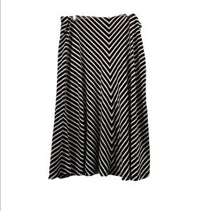 American Living Striped Long Skirt- Size XL